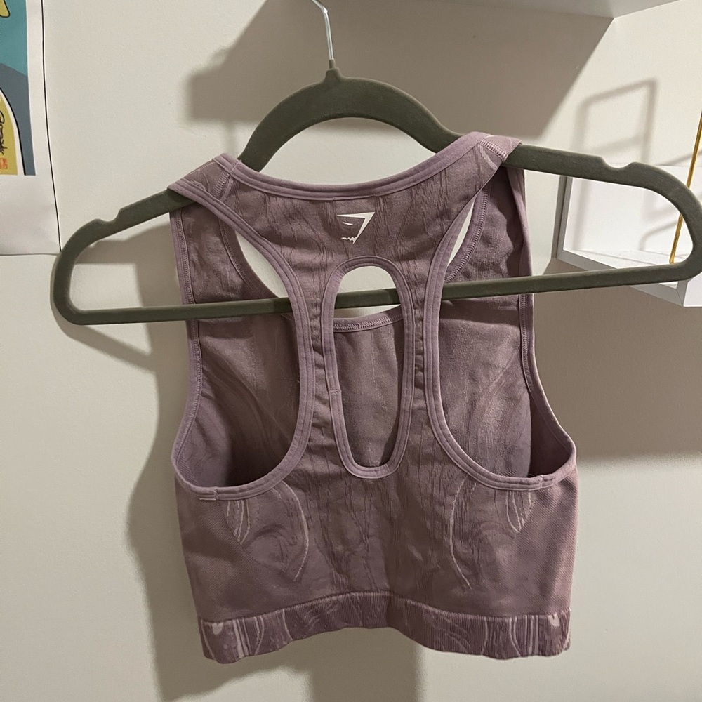 Women's Lavender Sports Bra - Picture 3 of 3